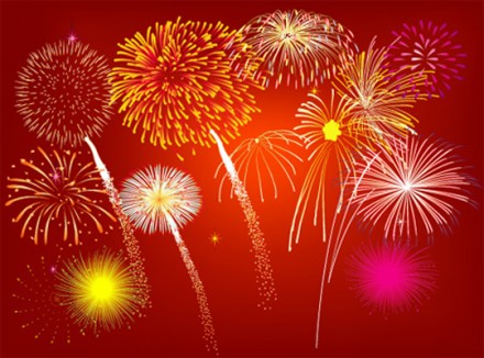 Free-Vector-Fireworks